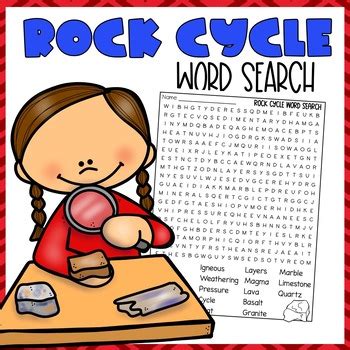 Rock Cycle Word Search By Createdbymarloj Tpt