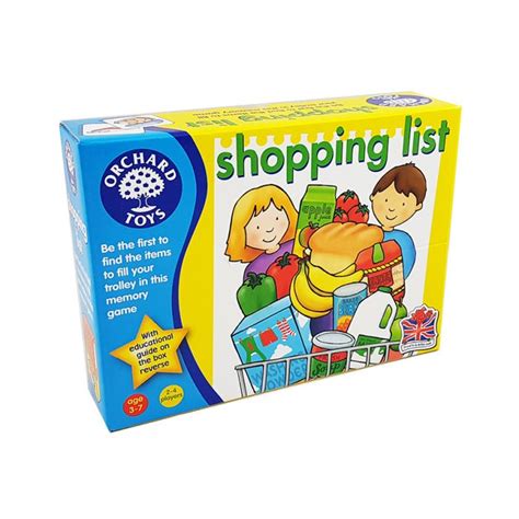 Shopping List Game Laugh And Learn