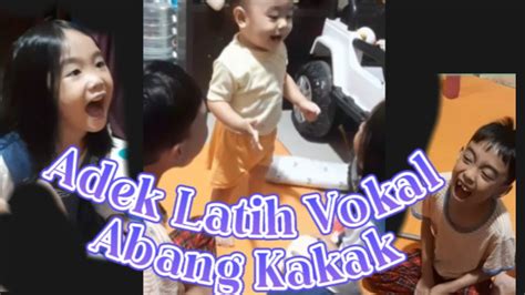 Bocil 1 Tahun Latih Vokal Abang Kakak Liburan Dirumah Aja YouTube