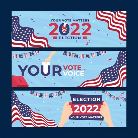 US General Election Banner Template 3622267 Vector Art at Vecteezy