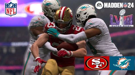 Madden 24 Super Bowl 58 San Francisco 49ers Vs Miami Dolphins