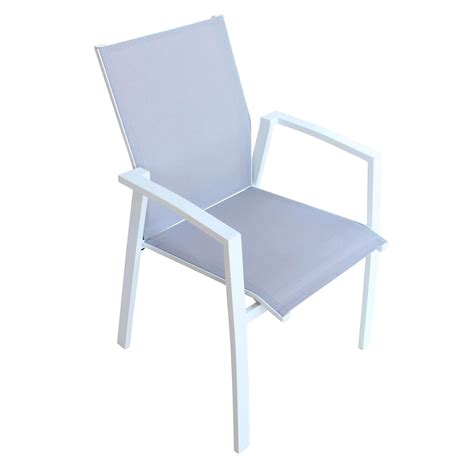 Decorspace Fauteuil Maili Structure Aluminique Peinte Avec Texil Ne