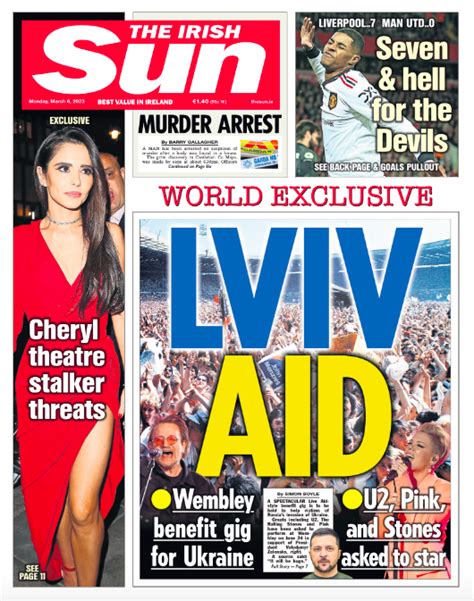 The Irish Sun on Twitter: "The front page of today's Irish Sun."