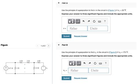 Solved Use The Principle Of Superposition To Find V In The Chegg