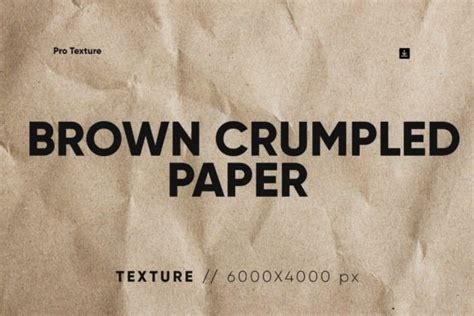 20 Brown Crumpled Paper Texture Graphic By CCPreset Creative Fabrica