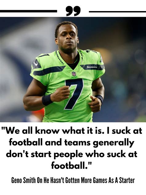 Geno Smith Speaks Out On The Real Reason Teams Wont Start Him 💯💯 R