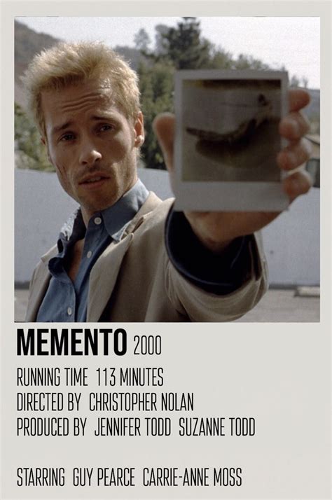 memento polaroid movie poster | Underholdning