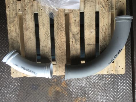 Pipe Bend 4"X90oX18, HD-HD - AGL Manufacturing Concrete Pumping Parts