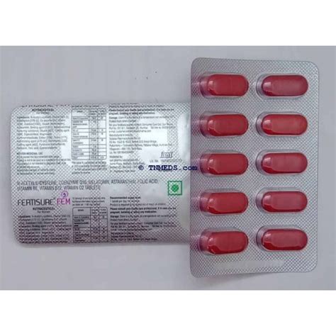 Fertisure Fem Tablet S Buy Fertisure Fem Tablet S From Tnmeds