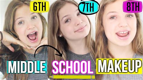 Middle School Makeup Tutorial ♡ 6th 7th And 8th Grade Youtube