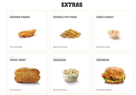 Raising Canes Menu USA Updated Prices 2025 Latest Restaurant Menus