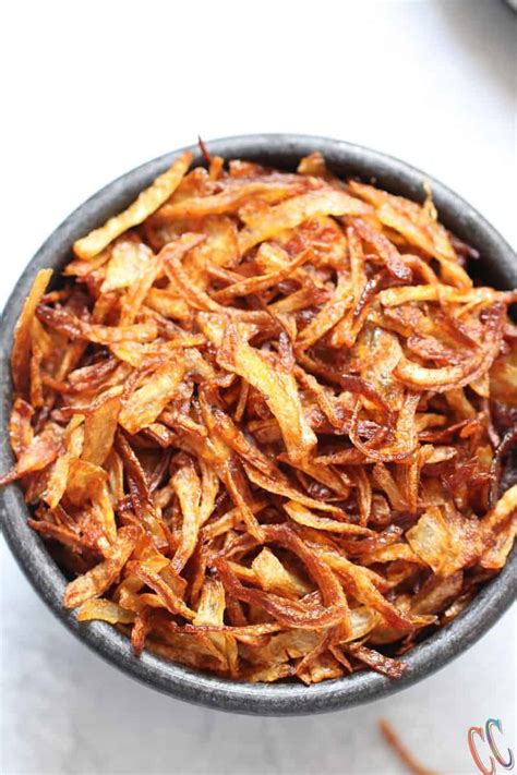 Crispy Fried Onions For Biryani Birista Beresta Recipe Cooking