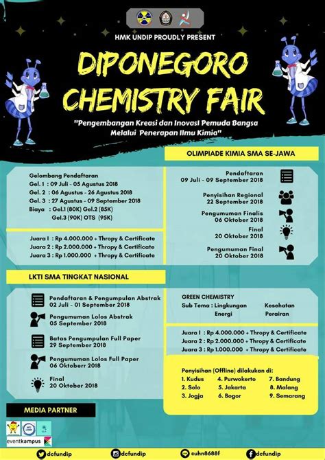 Lomba Karya Tulis Ilmiah Nasional Chemistry Fair 2018 Di UNDIP Info