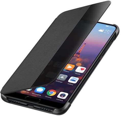 Official Huawei P20 Pro Smart View Flip Case Black