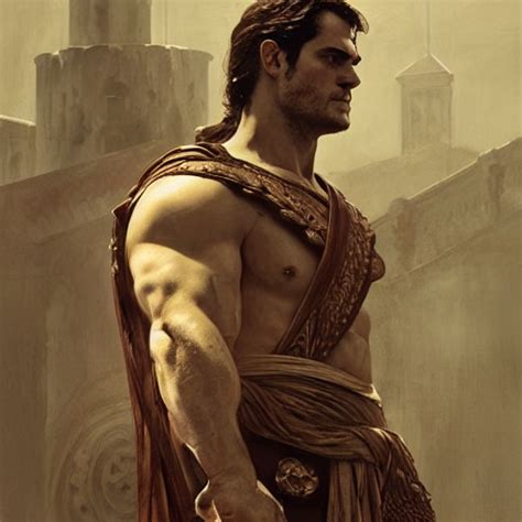 Krea Ai Henry Cavill As A Greek Gladiator Gorgeous Amazi