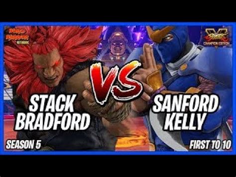 FIRST TO 10 STACK BRADFORD Akuma Vs SANFORD KELLY Zeku Street Fighter