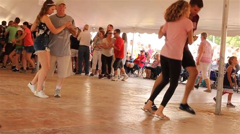 Dancers At Pulaski Polka Days July 2018 Pulaski Wisconsin Youtube