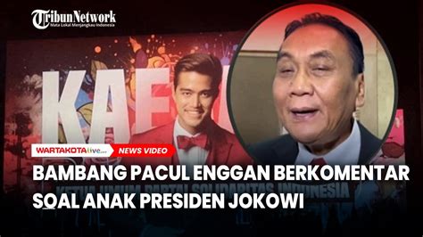 Bambang Pacul Enggan Berkomentar Soal Anak Presiden Jokowi Yang Jadi