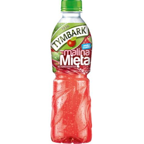 TYMBARK Napój malina mięta butelka 500ml Pakomarket