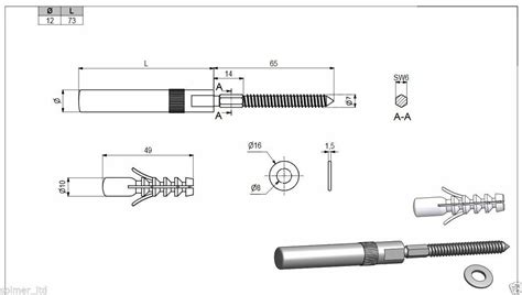 Concealed Hidden Shelf Support Brackets 73mm Invisible Mounting