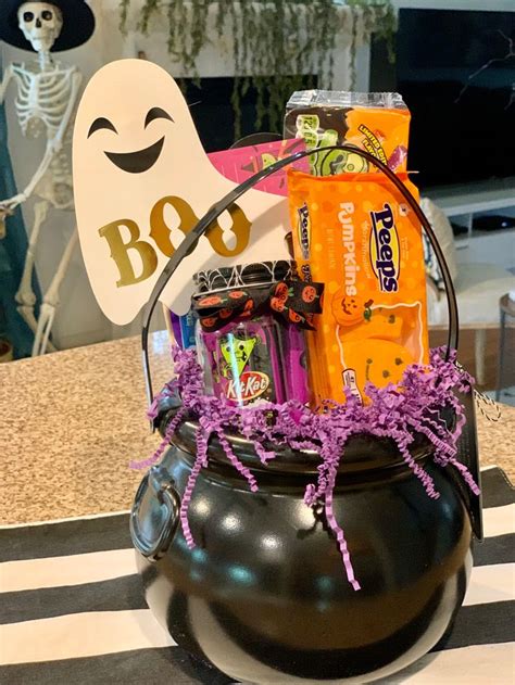 Witch Cauldron Boo Basket Teacher Boo Basket Halloween T Baskets