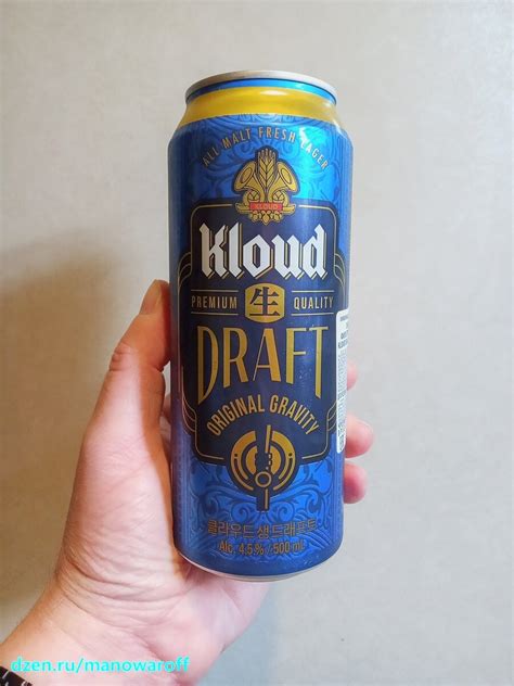 Kloud Draft - пробуем корейское пиво | С поварёшкою и пивом путешествую ...