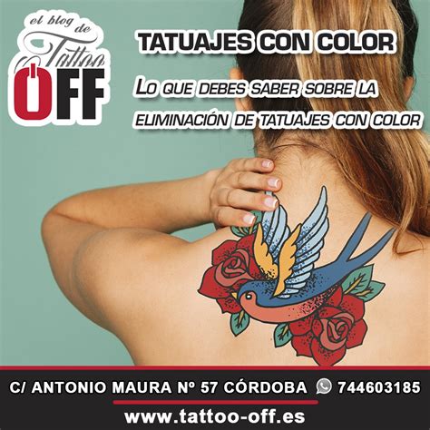 Lo que debes saber sobre la eliminación de tatuajes con color TATTOO OFF