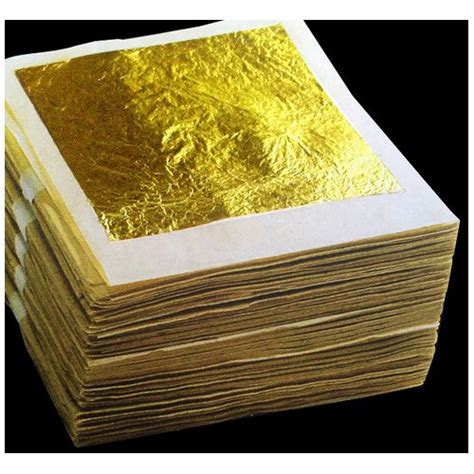 Jainam Golden Edible Gold Leaves Quantity Per Pack Sheet At Rs