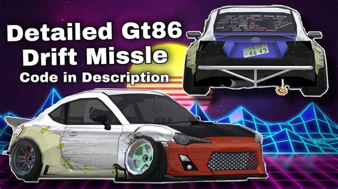 Detailed Gt Drift Missile Custom Livery Code In Fr Legends Youtube