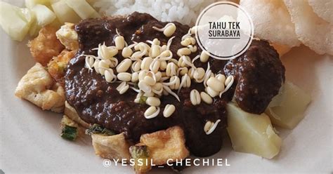 Resep Tahu Tek Surabaya Oleh Yessil Chechiel Cookpad