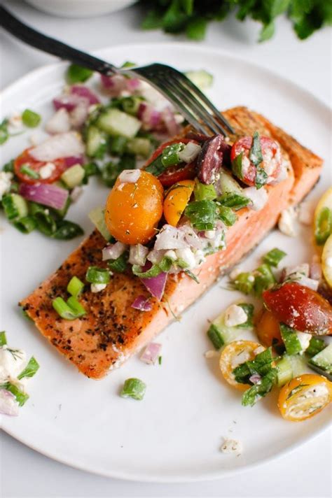 The Best Baked Mediterranean Salmon Recipe A Cedar Spoon