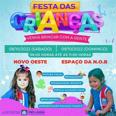 Prefeitura De Tr S Lagoas Promove Festa Das Crian As Neste Final De