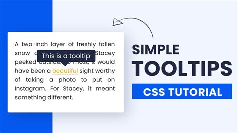 Simple Tooltips On Hover HTML CSS Tutorial YouTube