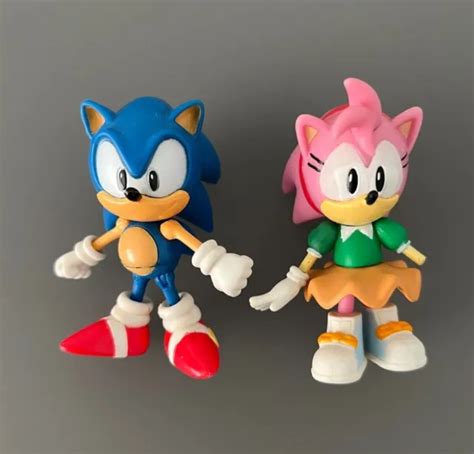 Sonic The Hedgehog Jazwares Figure Classic Sonic Classic Amy Rose Eur 23 14 Picclick It