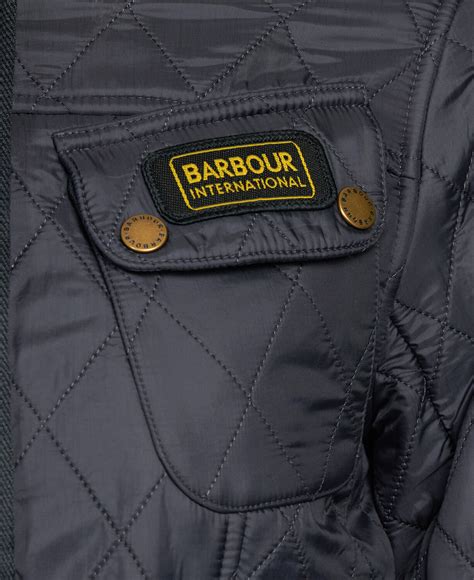 Veste Barbour International Polarquilt Navy Criste Marine