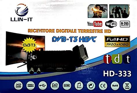 Decoder Mini Digitale Terrestre Dvb T Scart Usb H Hdmi Hd A