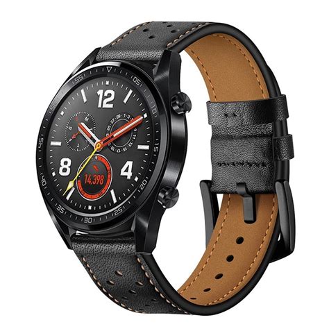 Huawei Watch Gt Perforated Genuine Leather Strap