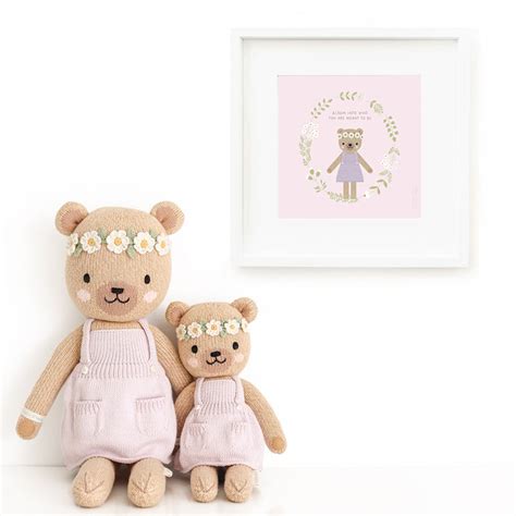 Olivia The Honey Bear Cuddlekind Eu