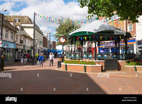 Ashford Town Centre Ashford Kent Uk Stock Photo 218609557 Alamy