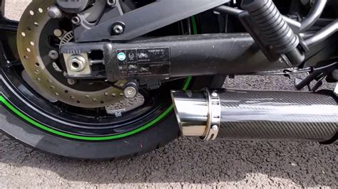 Kawasaki Vulcan S With Delkevic Dl Mm Round Carbon Fibre Silencer