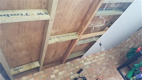 How To Strengthen A Ceiling And Then Plasterboard The Easy Way To Hang