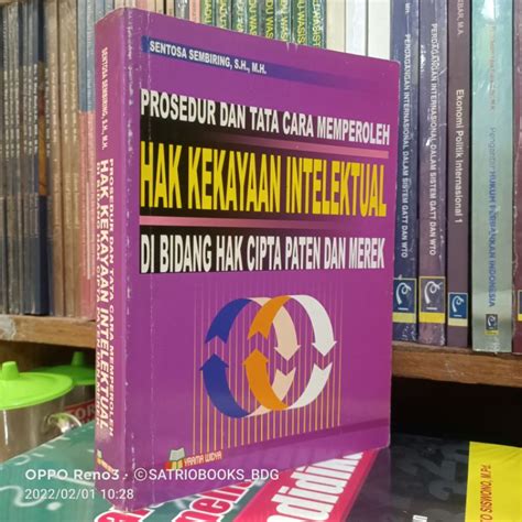 Jual Prosedur Dan Tata Cara Memperoleh Hak Kekayaan Intelektual Di