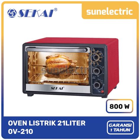 Jual Sekai OV 210 Oven Listrik 21 Liter Rotisserie Daya Listrik 400