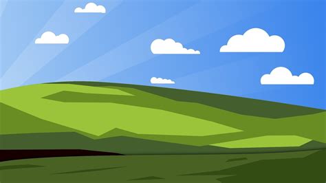 Bliss Minimalism Windows Xp Wallpaper Resolution2560x1440 Id