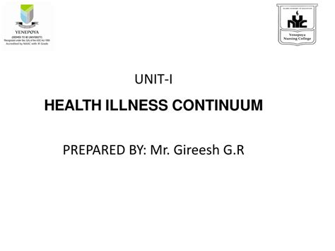 Ppt Unit I Health Illness Continuum Powerpoint Presentation Free