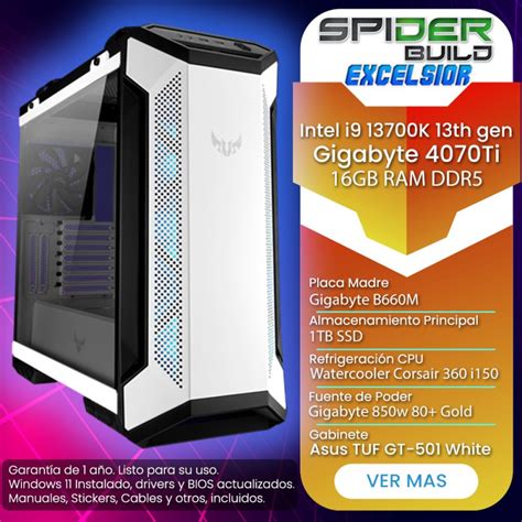 Spider Build Excelsior Intel I K Rtx Ti Super Gb Ram