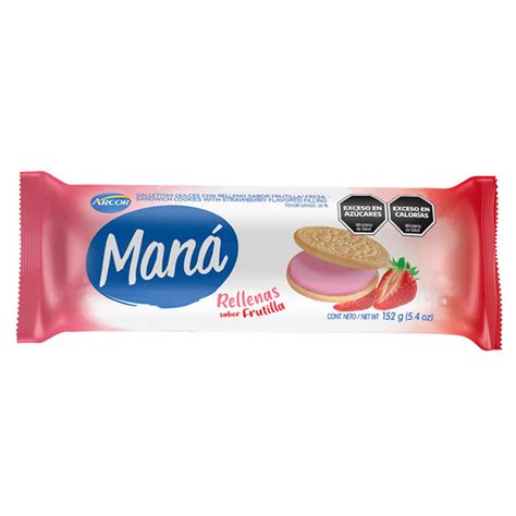 Galletitas Man Rellenas Sabor Frutilla Arcor En Casa