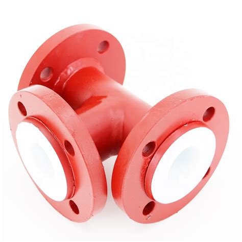 Customized High Quality PTFE Lined Pipes Elbow And Tee Reducer