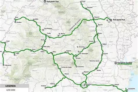 Așa va arăta România când vor fi gata autostrăzile. În 2030