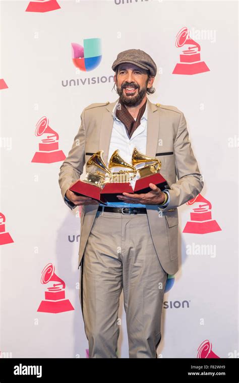 Juan Luis Guerra Winner Of The Album Of The Year Poses In The Press